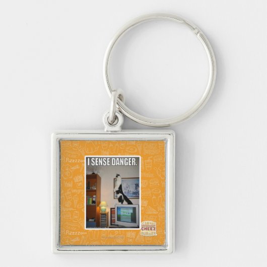 Ich frage Gefahr ab Schlüsselanhänger (Vorne)