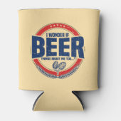 Ich frage mich, ob auch die Biere über mich nachde Dosenkühler (Vorderseite)