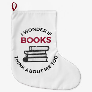 Ich frage mich, ob Bücher auch an mich denken - Fu Großer Weihnachtsstrumpf