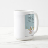 Ich frage mich, ob der Schnee Kaffeetasse (VorderseiteRechts)