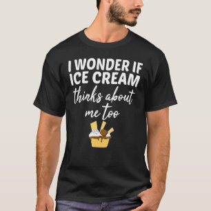 Ich frage mich, ob Eiscreme über mich zu kone nach T-Shirt