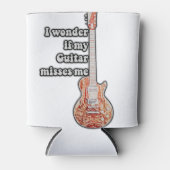 Ich frage mich, ob meine Gitarre mich vermisst. Dosenkühler (Vorderseite)