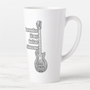 Ich frage mich, ob meine Gitarre mich vermisst. Sc Milchtasse