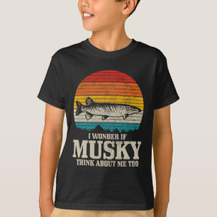 Ich frage mich, ob Musky an mich denkt Vintage lus T-Shirt
