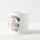Ich frage mich, ob Tacos auch an mich denken Kaffeetasse (Vorderseite Links)