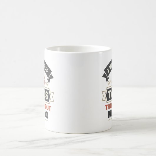 Ich frage mich, ob Tacos auch an mich denken Kaffeetasse (Mittel)
