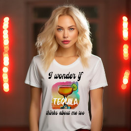 Ich frage mich, ob Tequila zu viel an mich denkt Sweatshirt