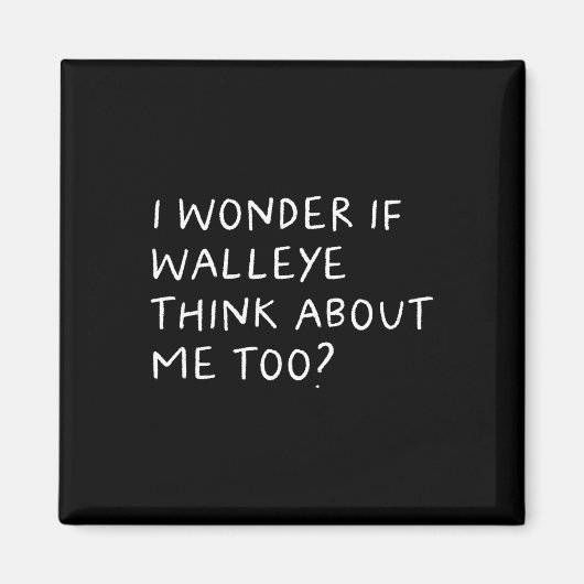 Ich frage mich, ob Walleye über mich zu fischen na Magnet (Vorne)