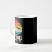 Ich frage mich, ob Wels über mich nachdenken Vinta Kaffeetasse (Vorderseite Links)