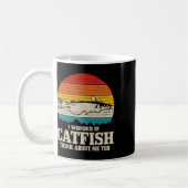 Ich frage mich, ob Wels über mich nachdenken Vinta Kaffeetasse (Links)