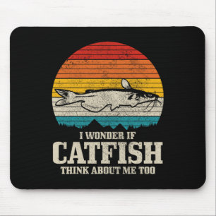 Ich frage mich, ob Wels über mich nachdenken Vinta Mousepad