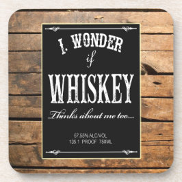 Ich frage mich, ob Whiskey über mich zu Untersetze Getränkeuntersetzer