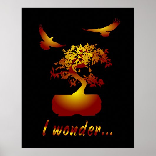 Ich frage mich poster (Vorne)