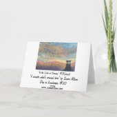 Ich frage mich, was da drüben ist karte (Rückseite)