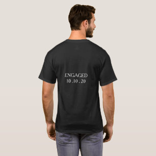Ich fragte - der verlobten Männer T-Shirt