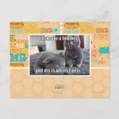 Ich fragte für einen Bruder Postkarte (Vorderseite)