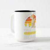 Ich Fragte für einen echten Freund, also schickte  Zweifarbige Tasse (Vorderseite Links)