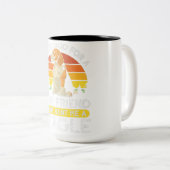 Ich Fragte für einen echten Freund, also schickte  Zweifarbige Tasse (VorderseiteRechts)