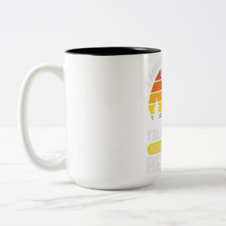 Ich Fragte für einen echten Freund, also schickte  Zweifarbige Tasse