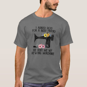 Ich Fragte Gott für einen besten Freund, Gott schi T-Shirt