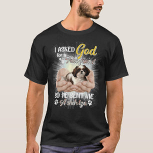 Ich Fragte Gott für einen echten Freund, also sand T-Shirt