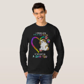 Ich Fragte Gott für einen echten Freund, Shih Tzu T-Shirt (Vorne ganz)