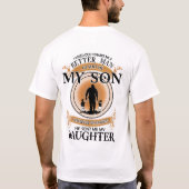 Ich fragte Gott, um mich zu einem besseren Mann zu T-Shirt (Rückseite)