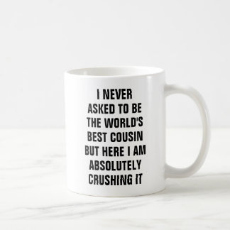 Ich fragte nie, um der beste Cousin aber er der Kaffeetasse