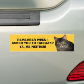 Ich fragte Sie nicht zur Heckklappe - mürrische Autoaufkleber (Auf Auto)