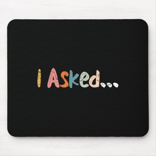Ich Fragte Wedding Groom Verlobte Future Mr. Verlo Mousepad (Vorne)
