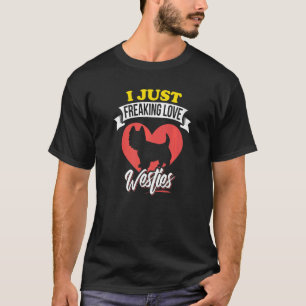 ICH FREAKE LIEBE WESTIES PET PUPPY TRAINER T-Shirt