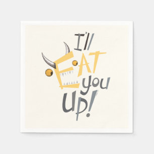 Ich fresse dich Graphic Serviette