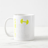 Ich freue mich also, Bodybuilding Gym Weightli zu Kaffeetasse (Links)