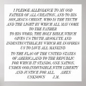 ICH FREUE MICH AN MEINEN GOTT VATER VON ALLEN KREU POSTER (Vorne)