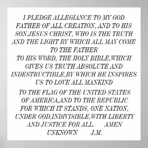 ICH FREUE MICH AN MEINEN GOTT VATER VON ALLEN KREU POSTER