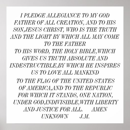 ICH FREUE MICH AN MEINEN GOTT VATER VON ALLEN KREU POSTER (Vorne)