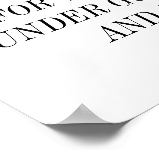 ICH FREUE MICH AN MEINEN GOTT VATER VON ALLEN KREU POSTER (Ecke)