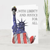 ICH FREUE MICH, DASS DIE FLAGGE ANGERICHTET WIRD KARTE (Vorderseite)