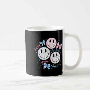 Ich freue mich, dass sich Ihr Lehrer im Gesicht in Kaffeetasse