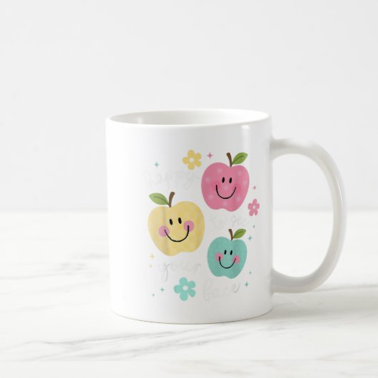 Ich freue mich, Ihren Gesicht sehen Groovy Lächeln Kaffeetasse (Rechts)