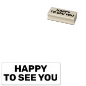 Ich freue mich, Sie sehen zu können, Verpackung Gummistempel (Stempel)