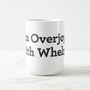 Ich freue mich über Wal! Kaffeetasse