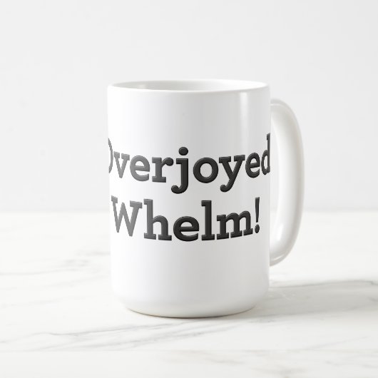 Ich freue mich über Wal! Kaffeetasse (VorderseiteRechts)