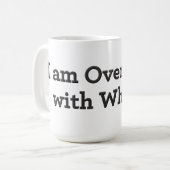 Ich freue mich über Wal! Kaffeetasse (Vorderseite Links)