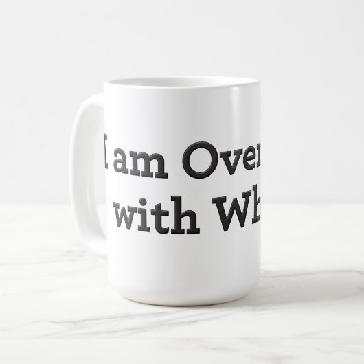 Ich freue mich über Wal! Kaffeetasse (Vorderseite Links)