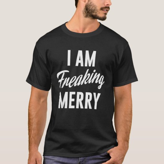 Ich freue mich, Weihnachten Weihnachten heiße Weih T-Shirt (Vorderseite)