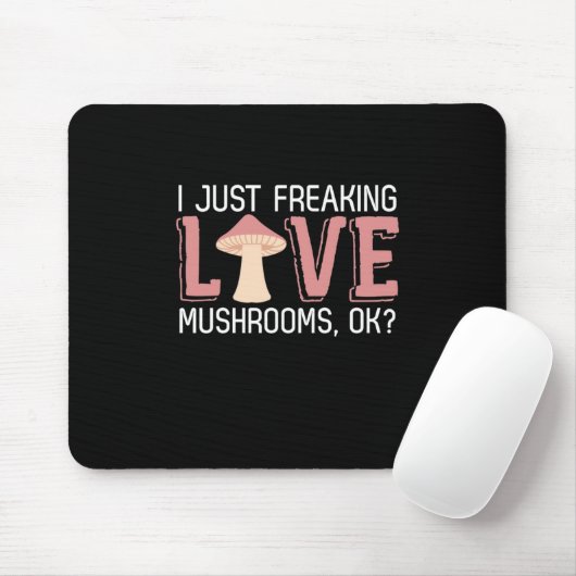 Ich friere einfach die Pilze der Liebe Mousepad (Mit Mouse)