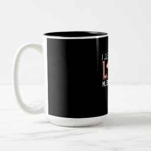Ich friere einfach die Pilze der Liebe Zweifarbige Tasse