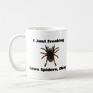 Ich friere einfach Liebe Spinnen, okay, Kaffee Tas Kaffeetasse