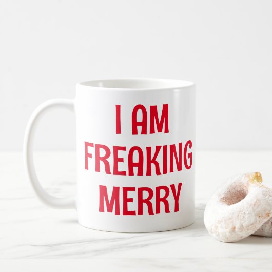 Ich friere froh kaffeetasse (Mit Donut)